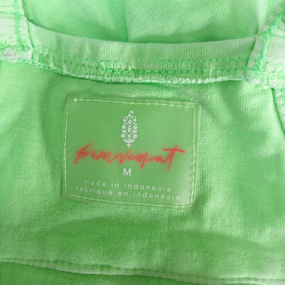 Free People Movement Hot Shot Onesie Lime - Medium - Picture 11 of 13
